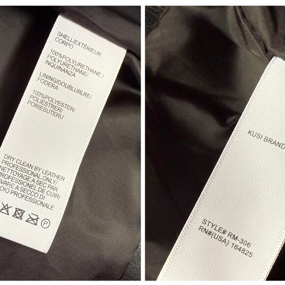 Rebecca Minkoff “Jett Moto” Black Faux Leather Jacket NWT Size M - Picture 9 of 11